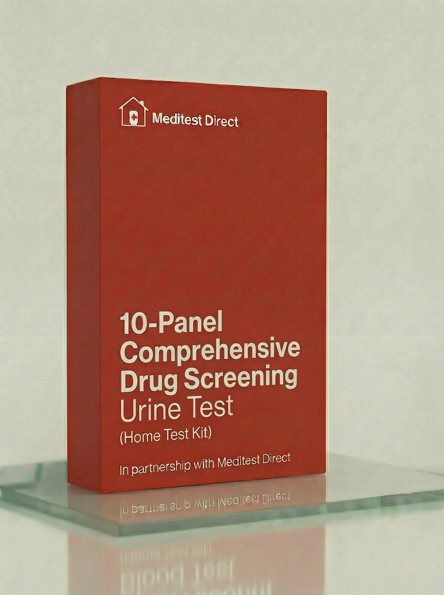 10-Panel Comprehensive Drug Screening Urine Test