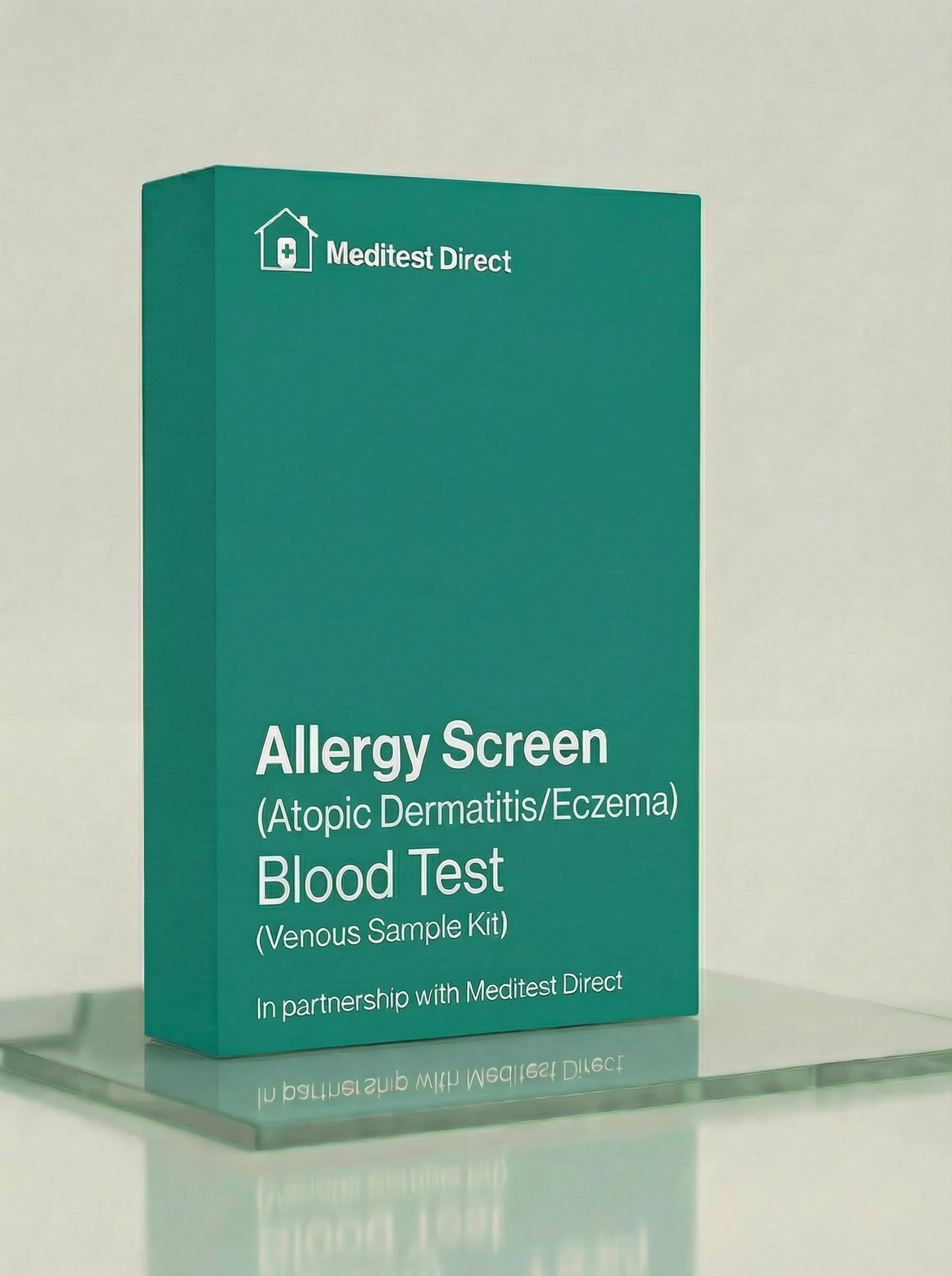 Professional laboratory blood collection materials for an Atopic Dermatitis and Eczema Profile (ALEC), used to identify IgE-mediated triggers for skin inflammation.