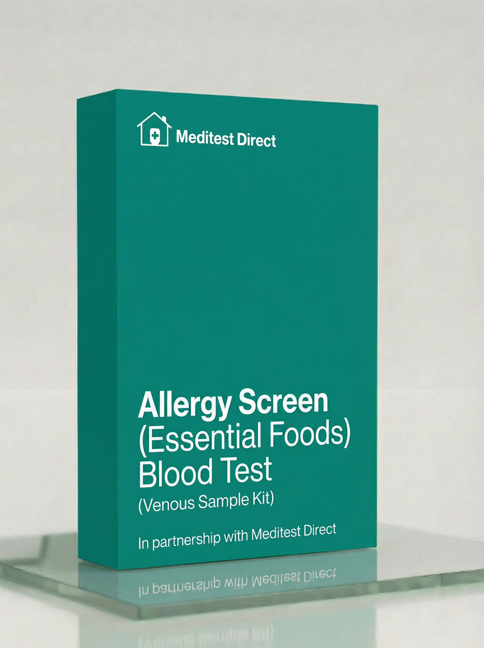 Professional laboratory blood collection materials for an Allergy Screen (3A) test, quantifying specific IgE antibodies for 9 essential food allergens.